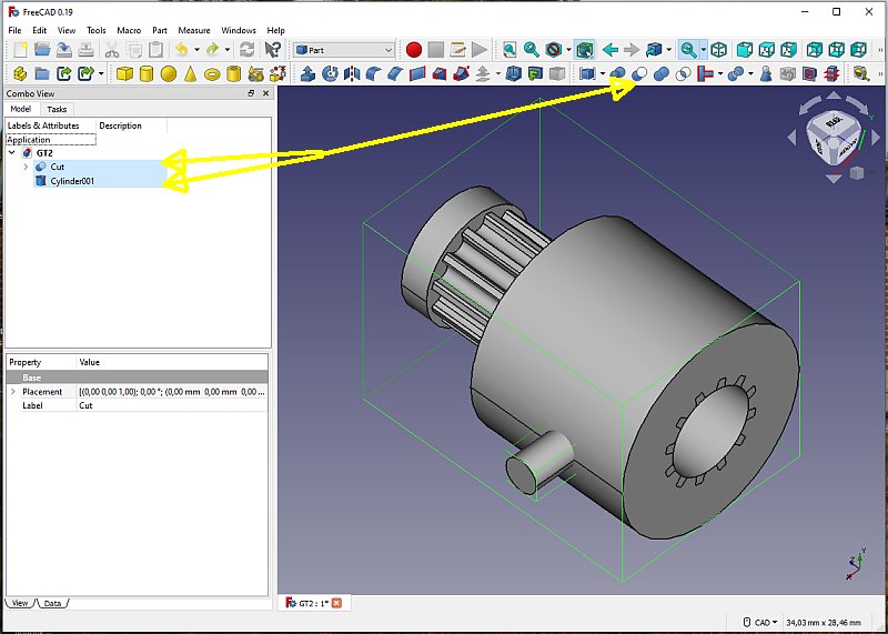 3D CAD: Making a drawing for GT2 pulleys to the focuser of lens