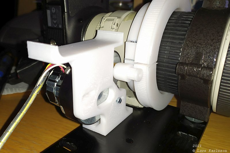 3D CAD: motor focuser bracket