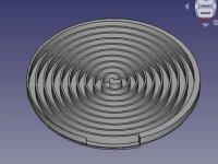 3D design, spiral pattern
