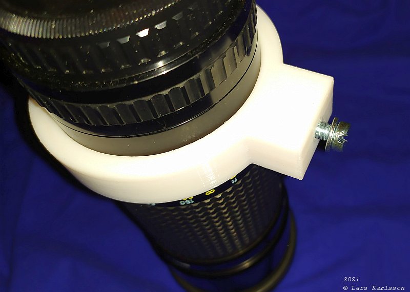 3D CAD: Pentax 645 300 mm f 1/4 ED lens tube ring
