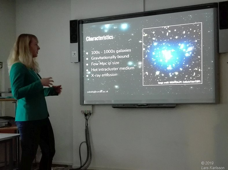 Seminar: How does the galaxy cluster environment affect molecular gas and star formation ? by Nikki Zabel, 2019