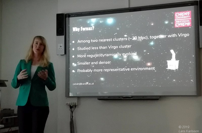 Seminar: How does the galaxy cluster environment affect molecular gas and star formation ? by Nikki Zabel, 2019