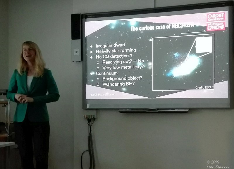 Seminar: How does the galaxy cluster environment affect molecular gas and star formation ? by Nikki Zabel, 2019