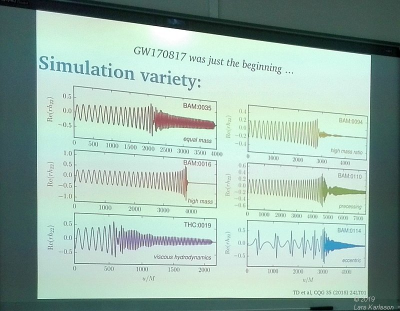 Seminar: The multi-messenger picture of merging neutron stars by Tim Dietrich, 2019