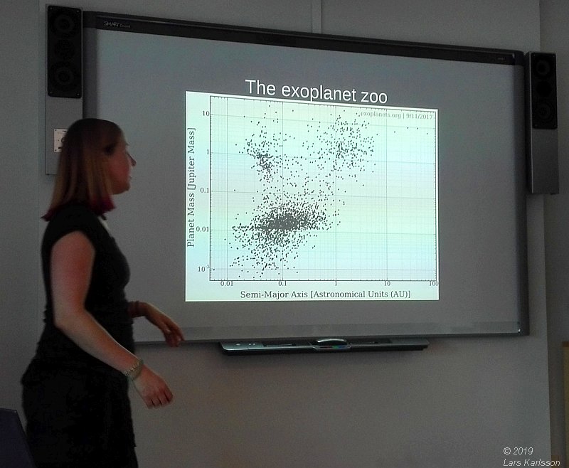 Seminar: Understanding the evolution of star-exoplanet systems by Katja Poppenhäger, 2019