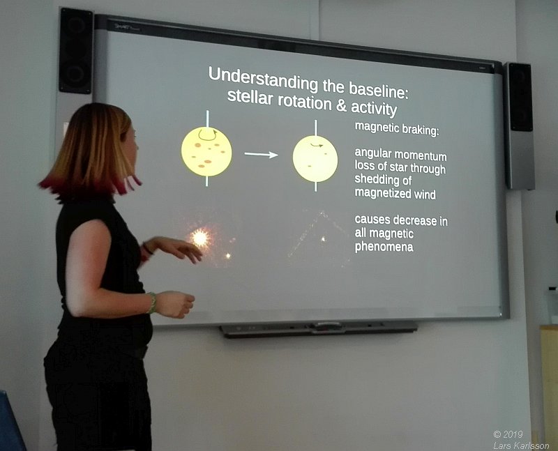 Seminar: Understanding the evolution of star-exoplanet systems by Katja Poppenhäger, 2019