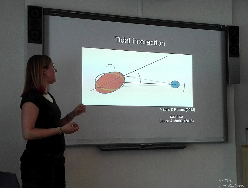 Seminar: Understanding the evolution of star-exoplanet systems by Katja Poppenhäger, 2019