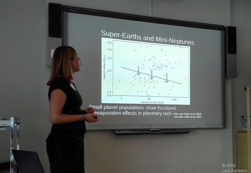 Seminar: Understanding the evolution of star-exoplanet systems by Katja Poppenhäger, 2019