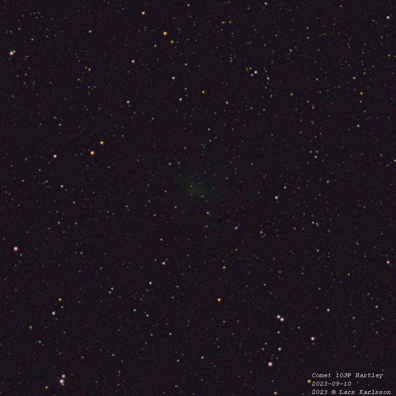 Comet 103P Hartley 2, 20230910 Sweden