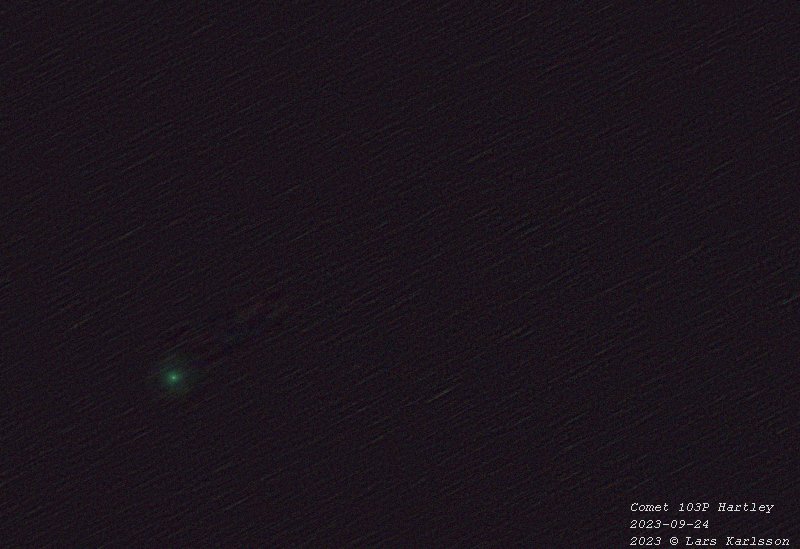 Comet 103P Hartley 2, 20230924 Sweden