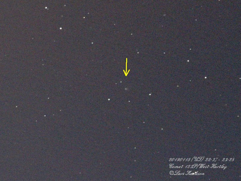 Comet: 123P/West-Hartley, January 18, 2019