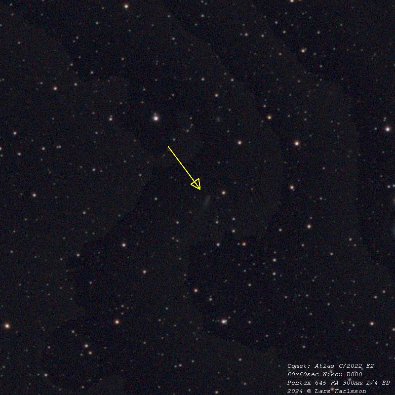 Comet PanSTARRS C/2021 S3, Sweden 2024