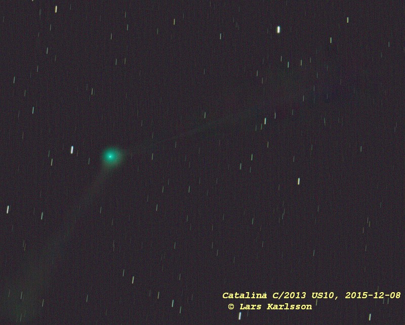 Comet Catalina C/2013 US10, Sweden 2015