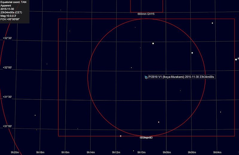 Comet: Ikeya Murakami P/2010 V1