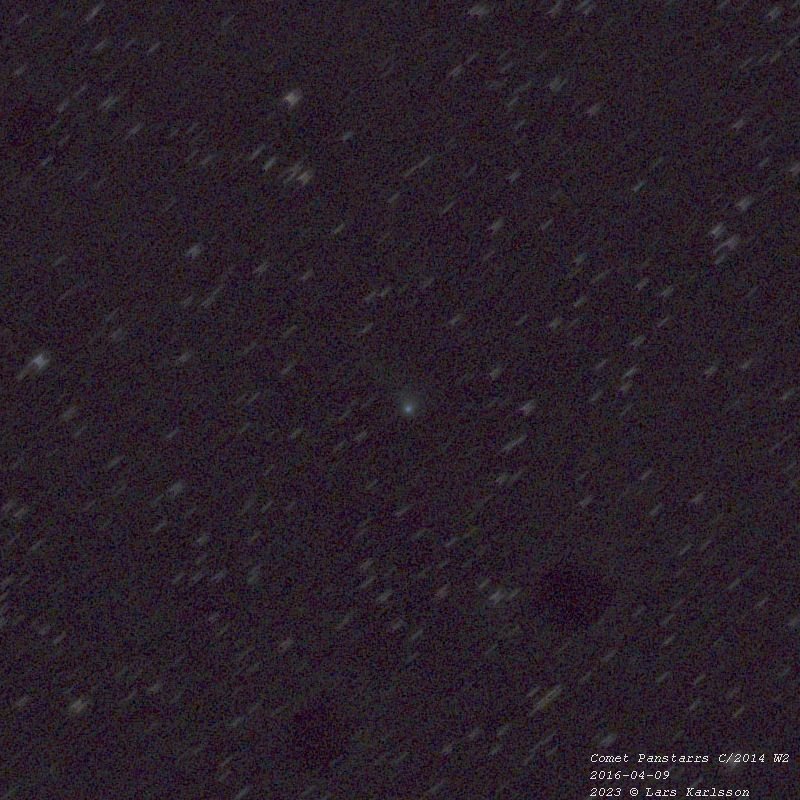 Comet PanSTARRS C/2024 W2, Sweden 2016