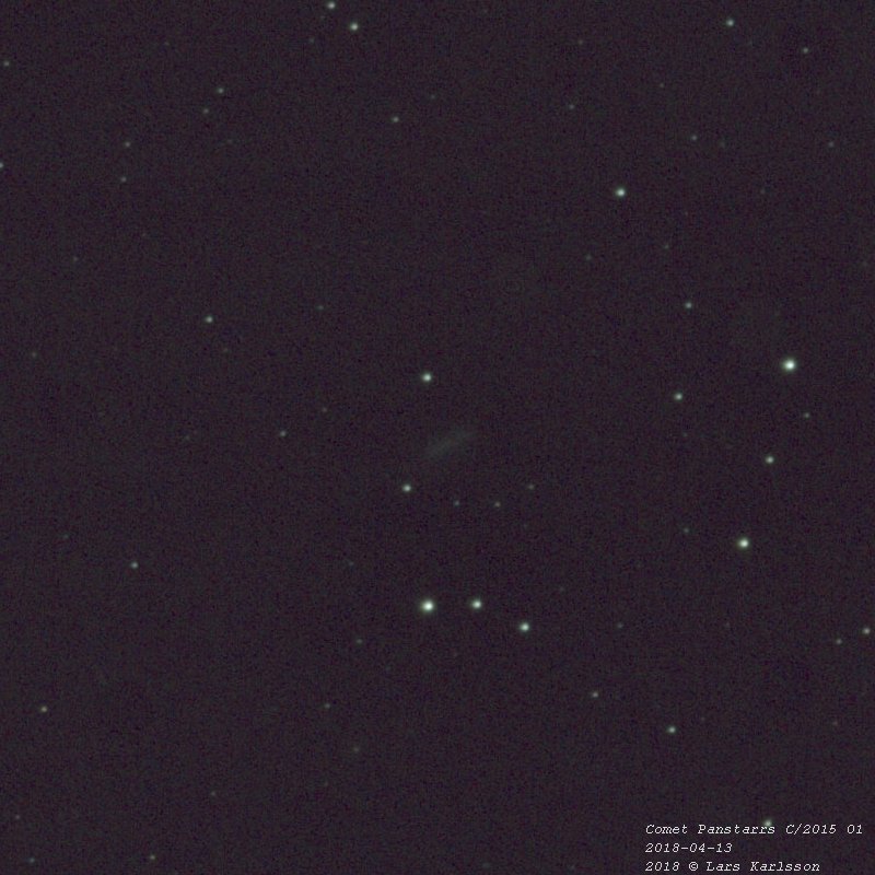 Comet: Panstarrs C/2015 O1, Sweden 2018