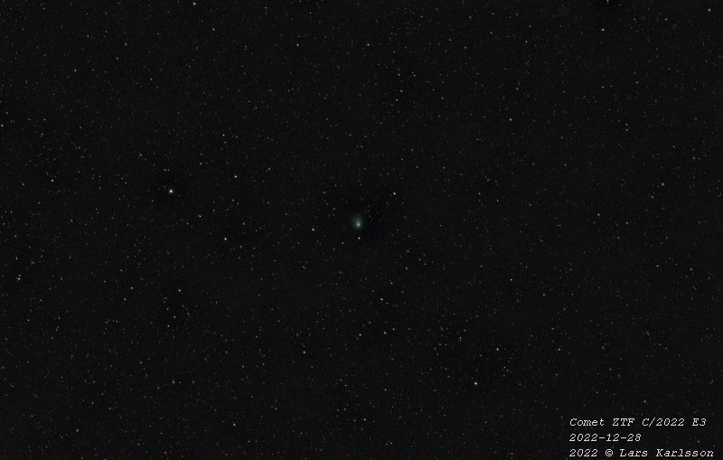Comet C/2022 E3 ZTF, 2022-12-28 from Sweden