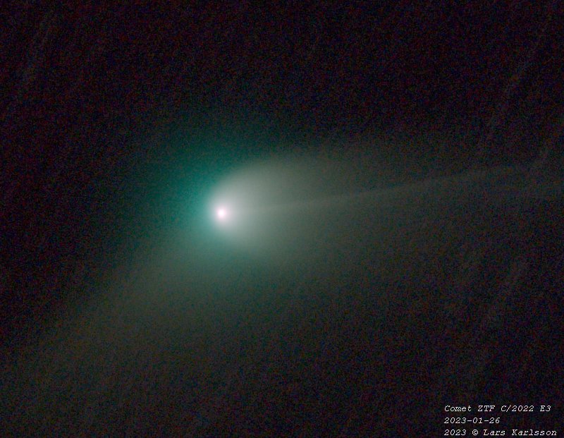 Comet C/2022 E3 ZTF, 2023-01-26 from Sweden