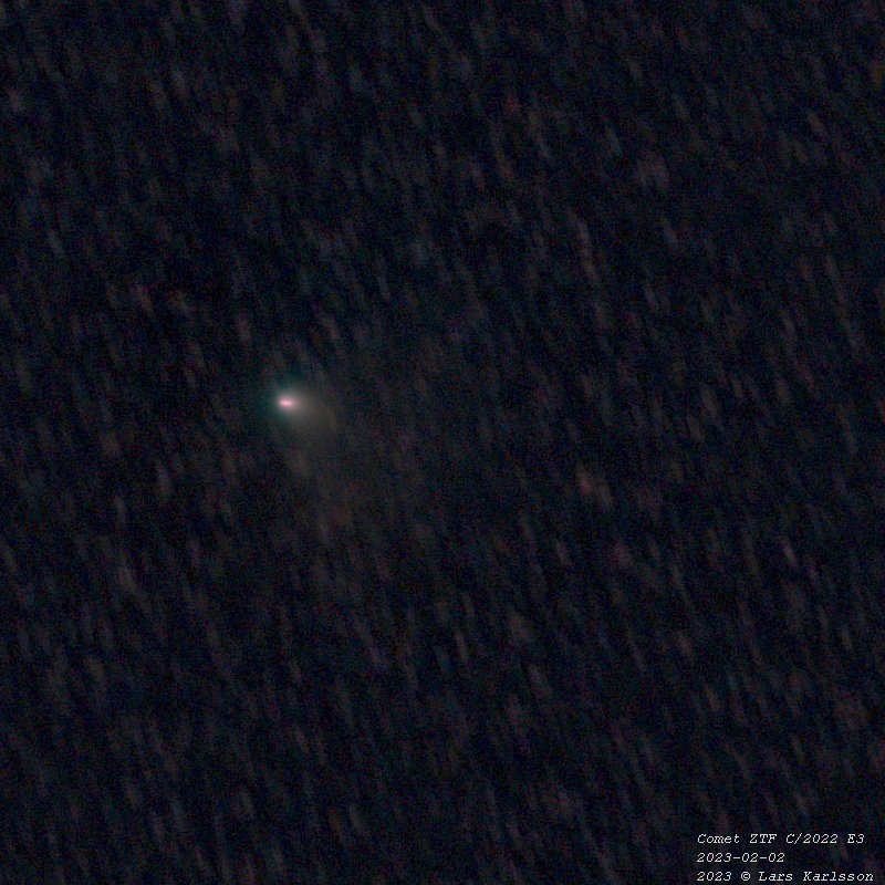 Comet C/2022 E3 ZTF, 2023-02-02 from Sweden