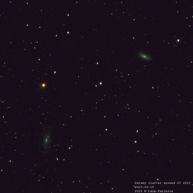 IC 4020 Galaxy, 2023