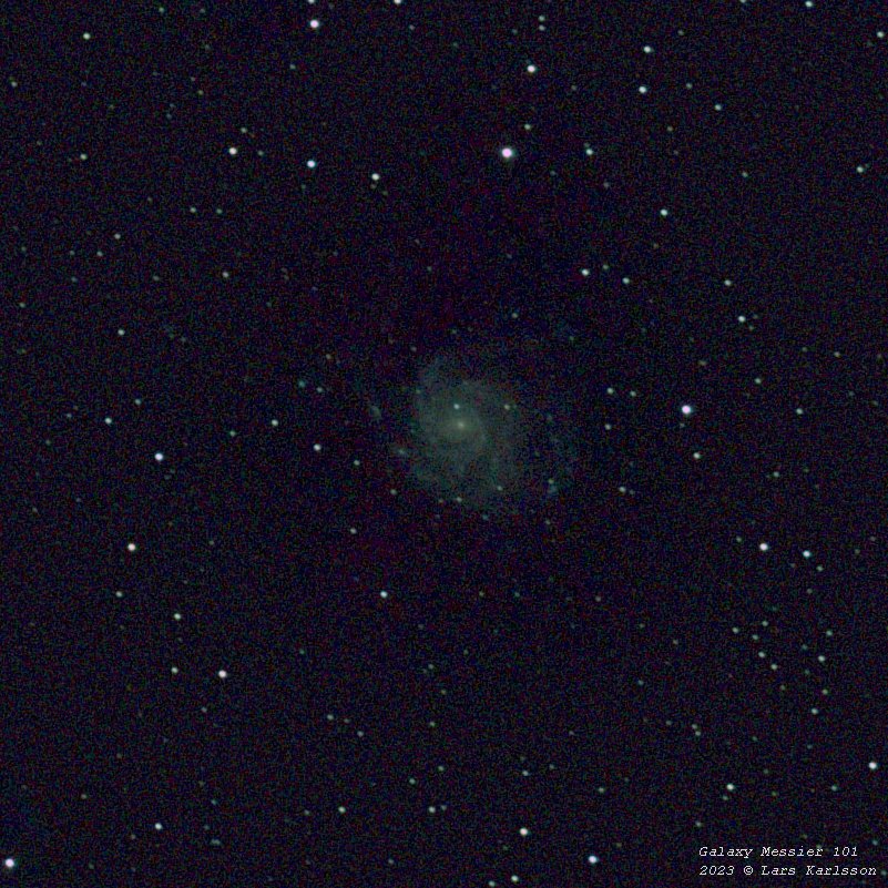 M101 Pinwheel Galaxy, 2023