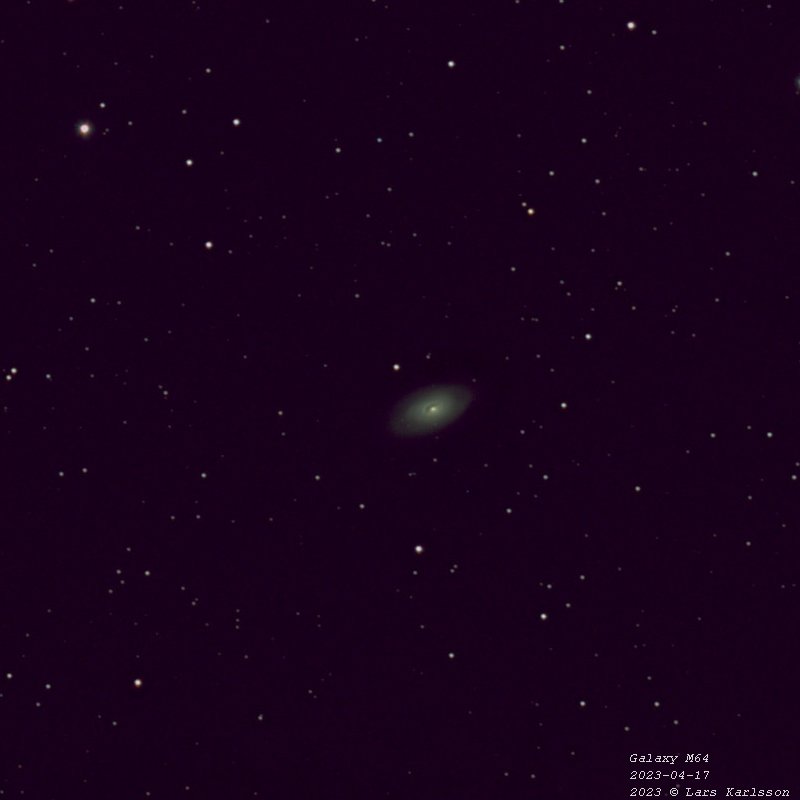 M64 Galaxy, 2023