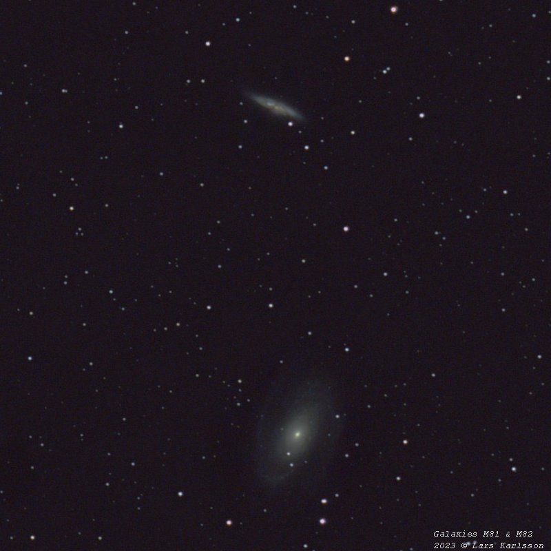 M81 & M82 galaxies, 2023