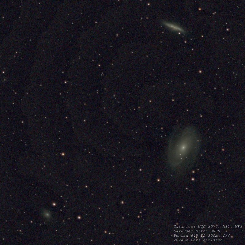 Galaxy Messier 81 & M82, 2024