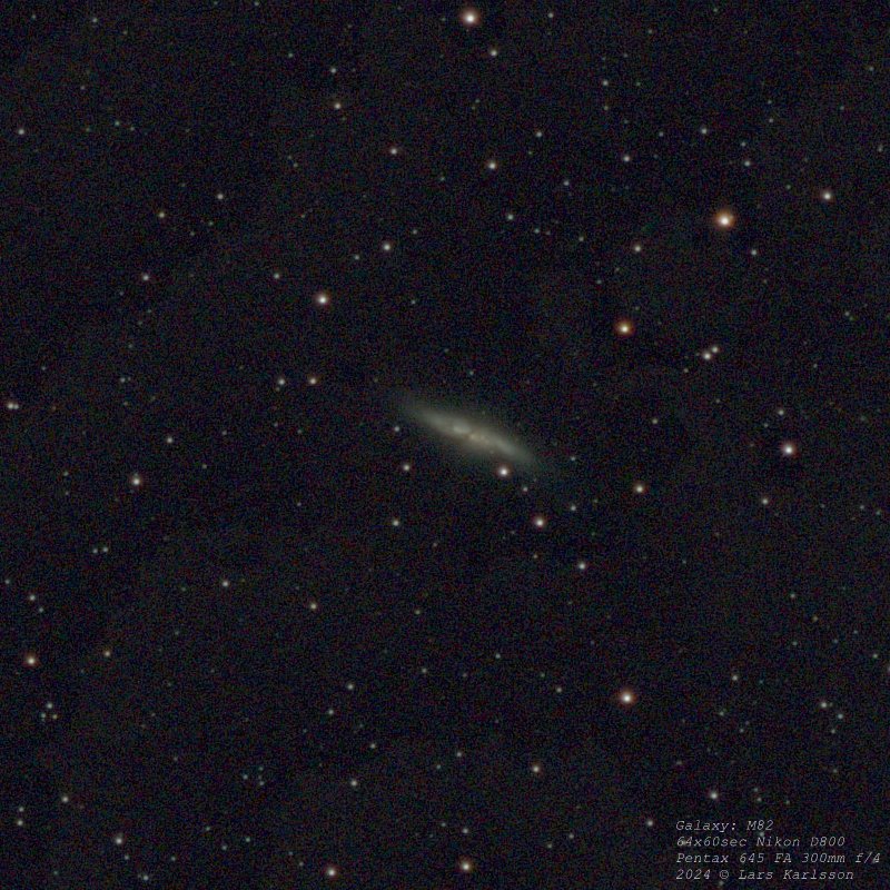 Galaxy Messier 81 & M82, 2024