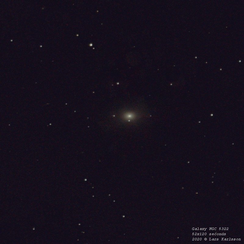 NGC 5322 Galaxy, Sweden2020