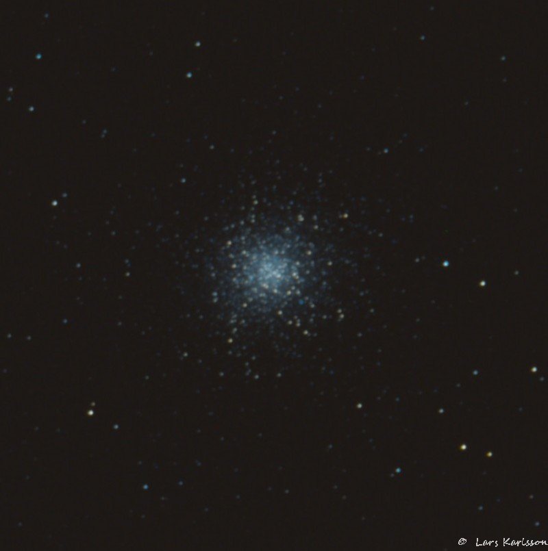 M13 globular cluster zoom in 2016