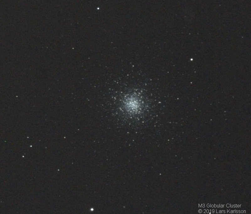 M3 globular cluster 2019