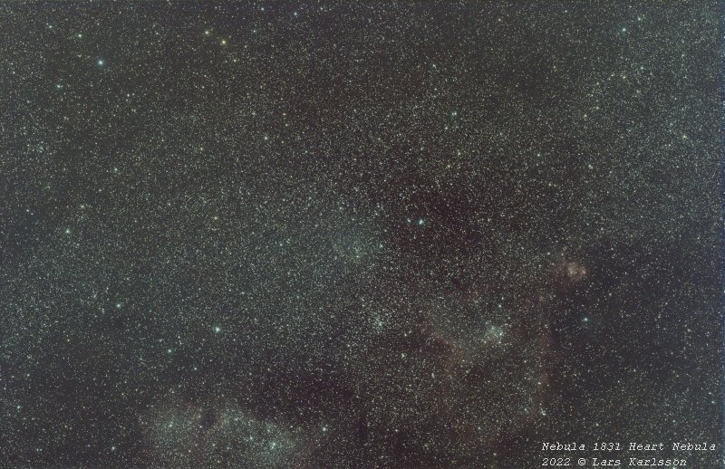 IC 1831 Nebula, 2022