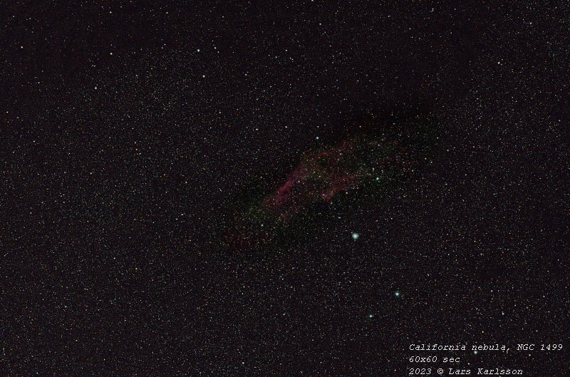 California nebula, NGC 1499, 2023