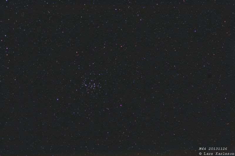 M44 open cluster, 2013