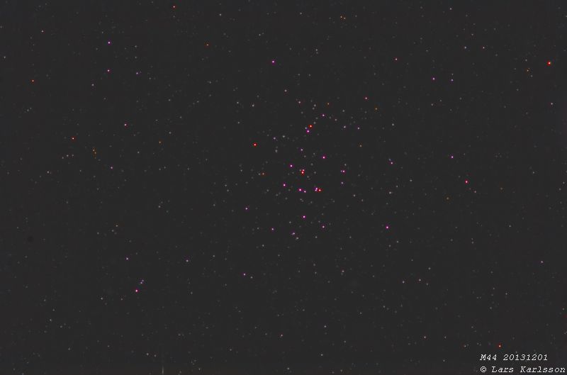 M44 open cluster, 2013
