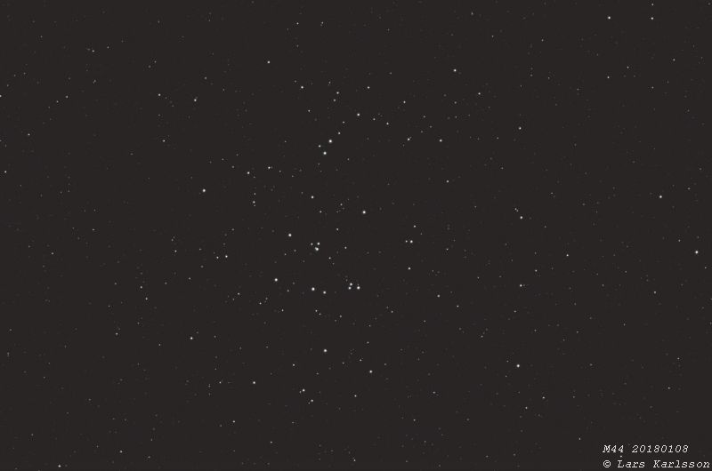 M44 open cluster, 2018