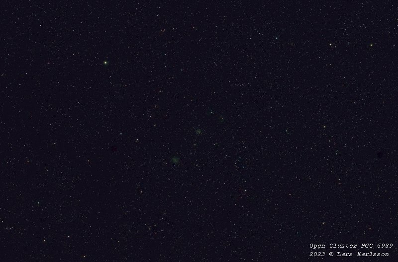 Open cluster NGC 6939, 2023 Sweden