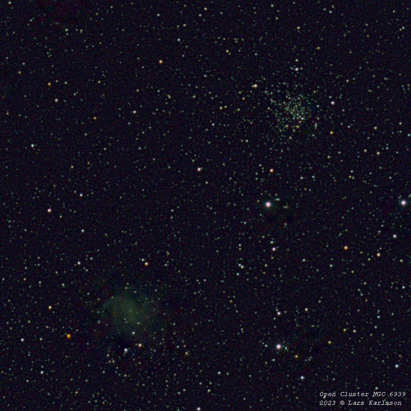 Open cluster NGC 6939, 2023 Sweden