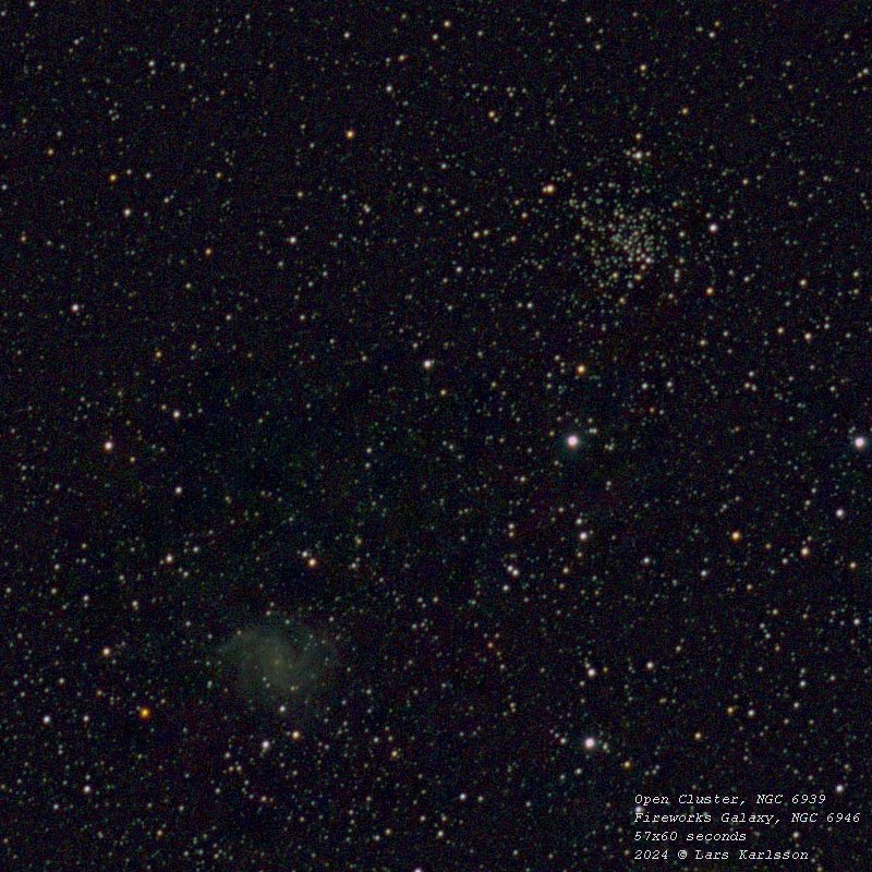 Open cluster NGC 6939, 2024 Sweden
