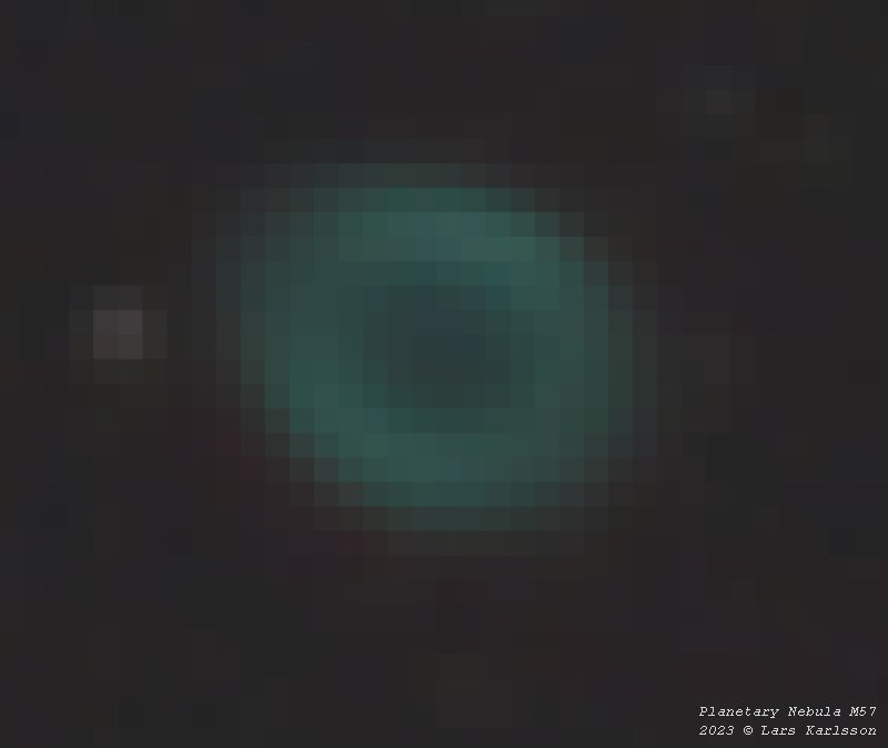 M57, planetary nebula, Mars 9, 2023