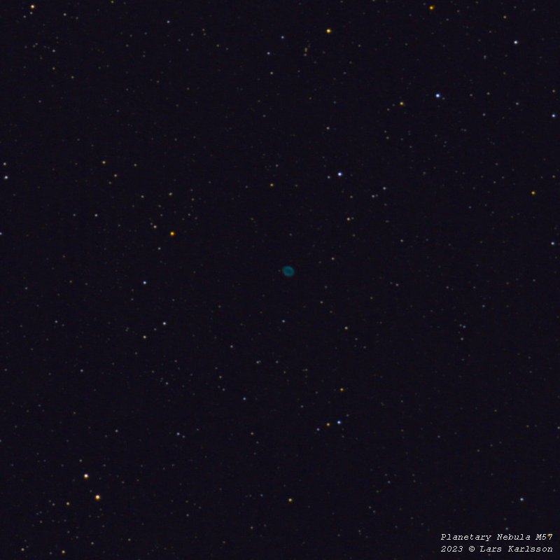 M57, planetary nebula, Mars 9, 2023