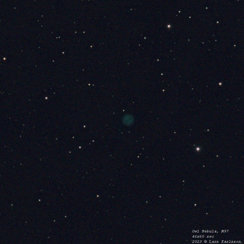 M97 Owl Nebula, 2023