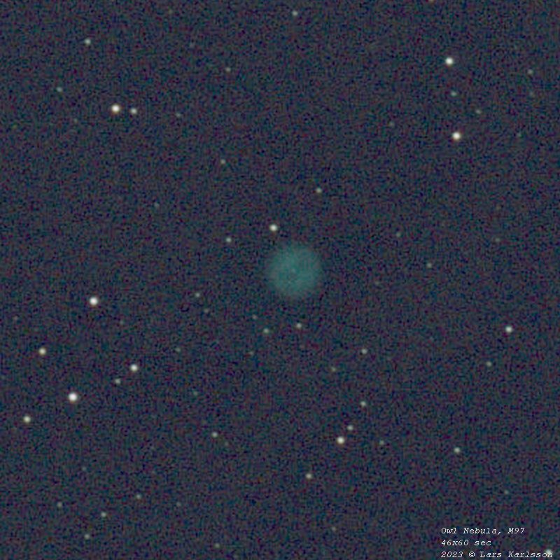 M97 Owl Nebula, 2023