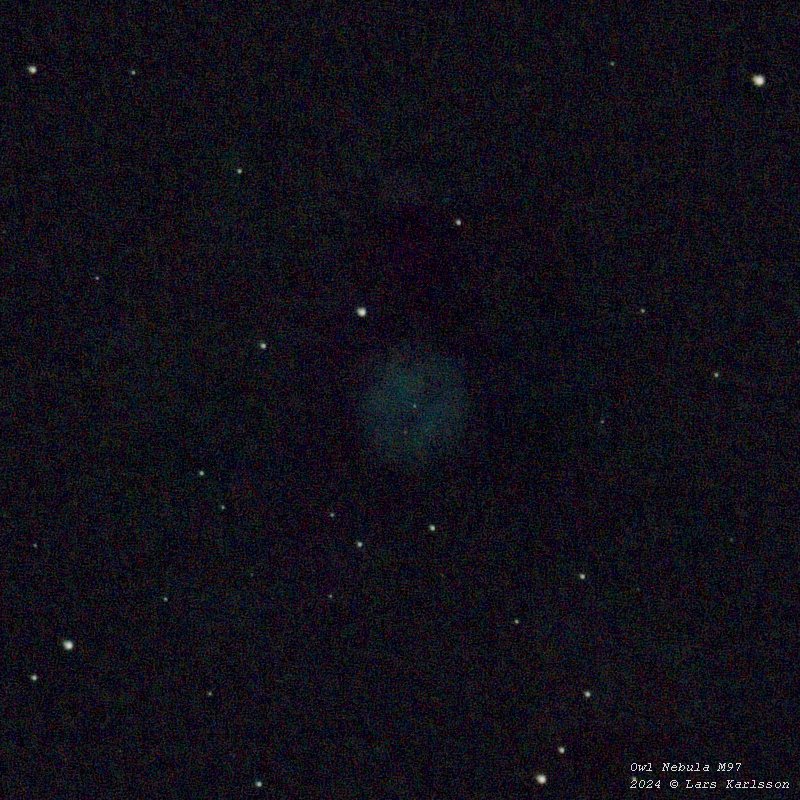 M97 Owl Nebula, 2024