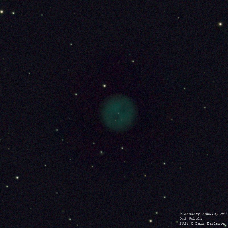 M97 Owl Nebula, 2024