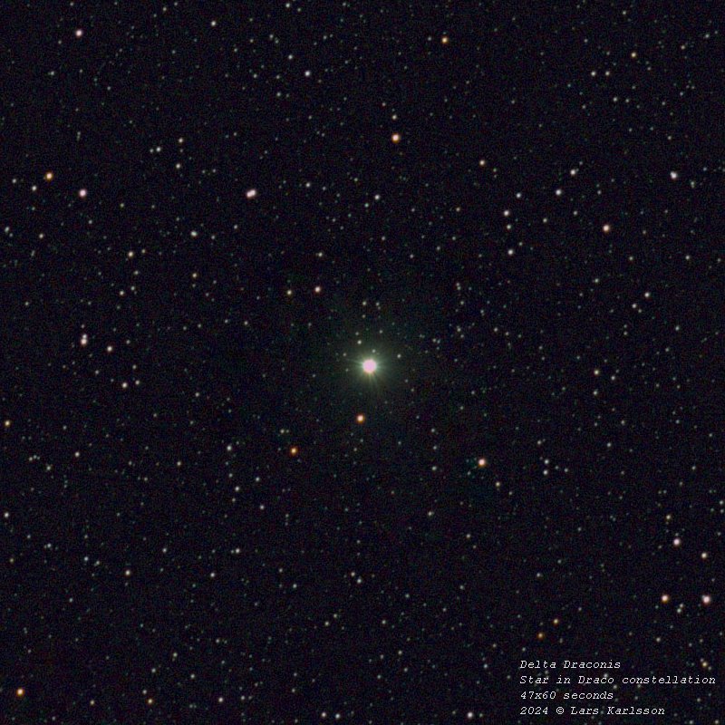 Delta Draconis, star, 2024