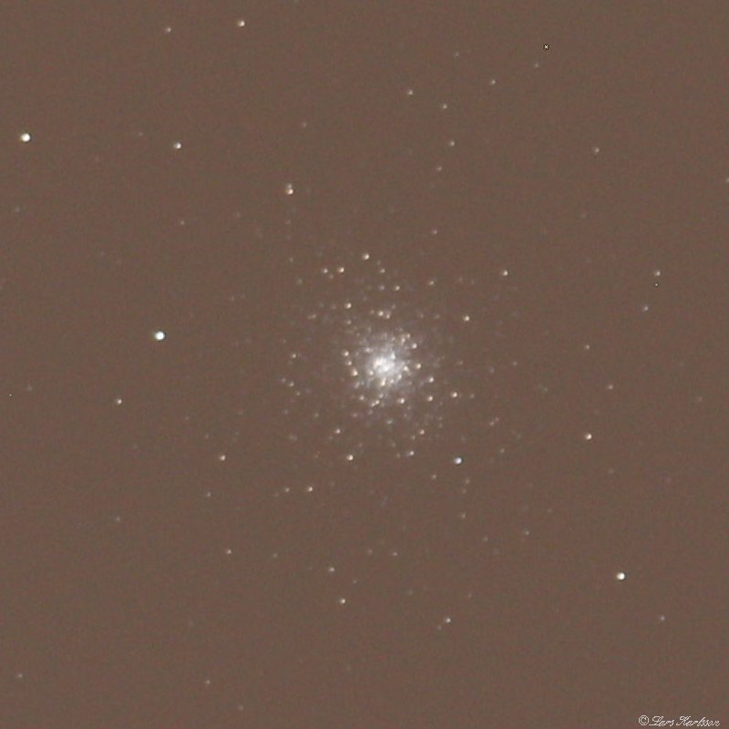 Globular cluster M92, out of focus