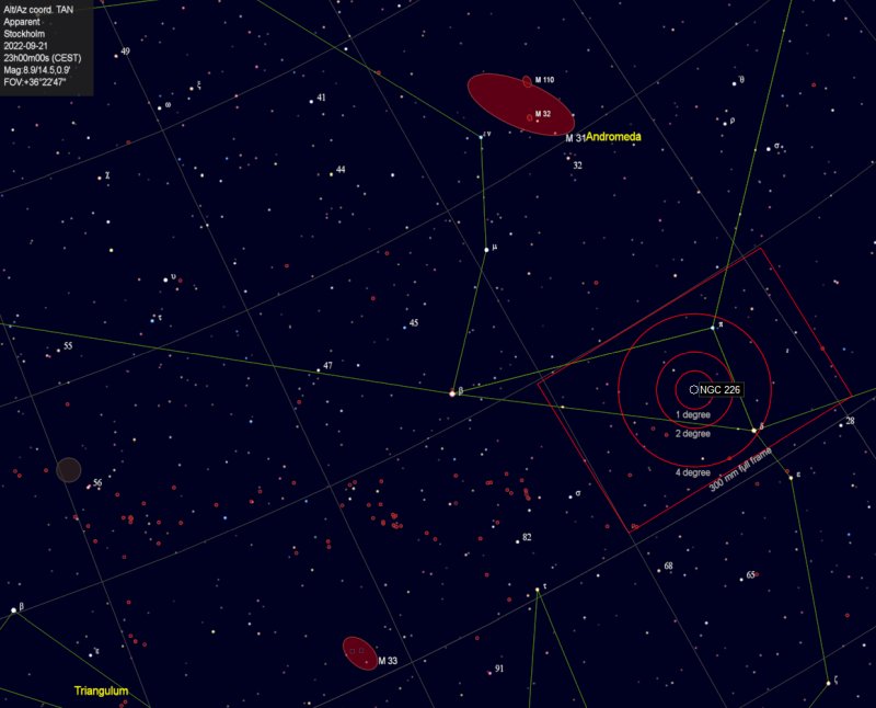 M31 området sett i CdC