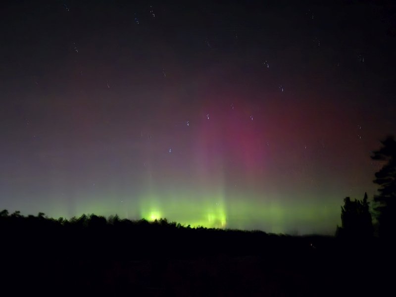 Tyresta reservatet och nebulosor, november 2024